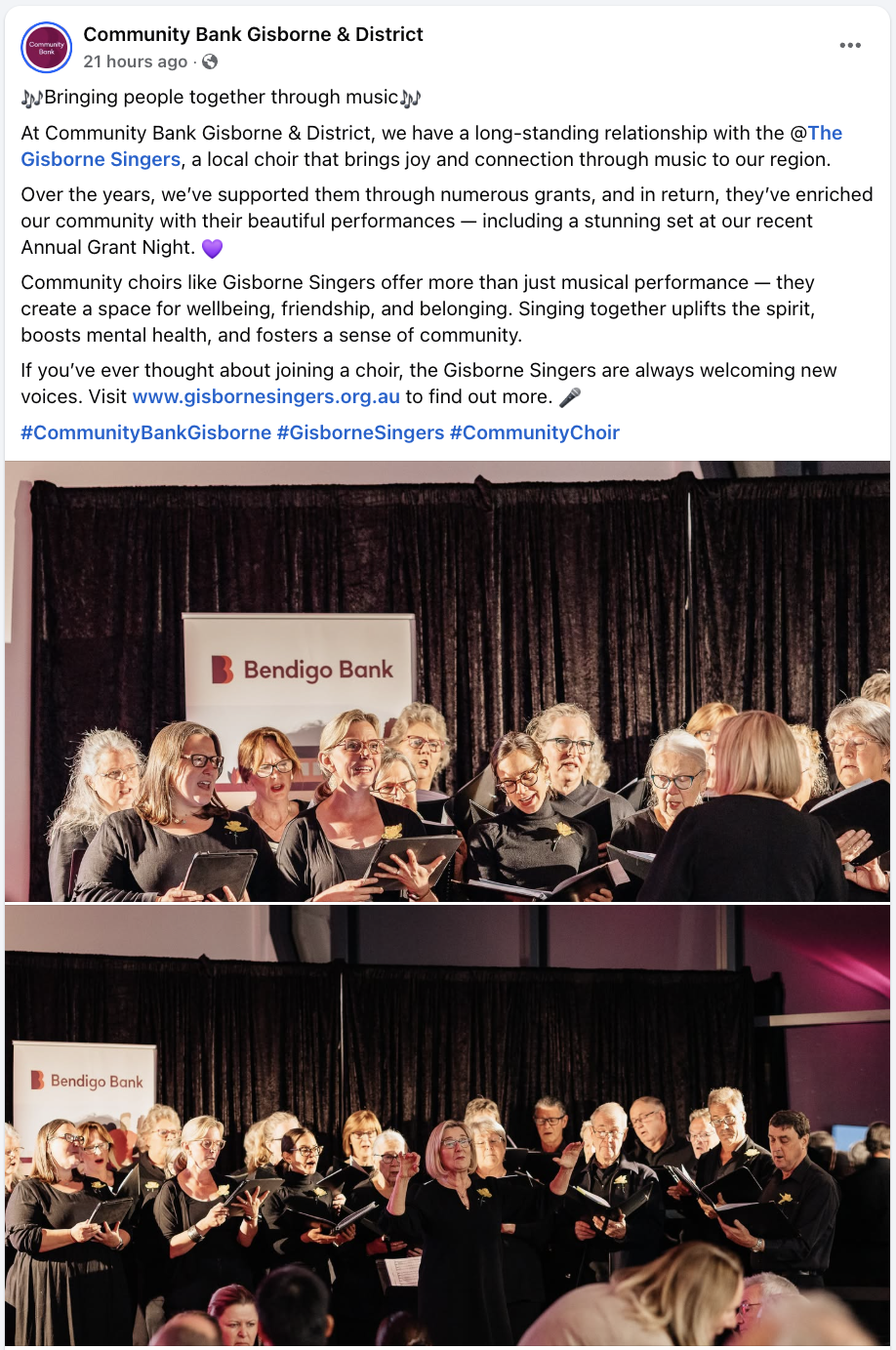 Bringing people together through music